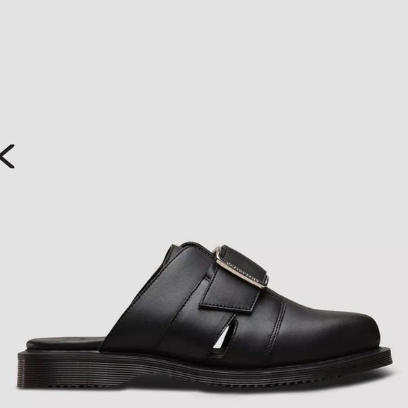 Dr Martens Nyro Leather Mule with Buckles - Picture 2 of 7